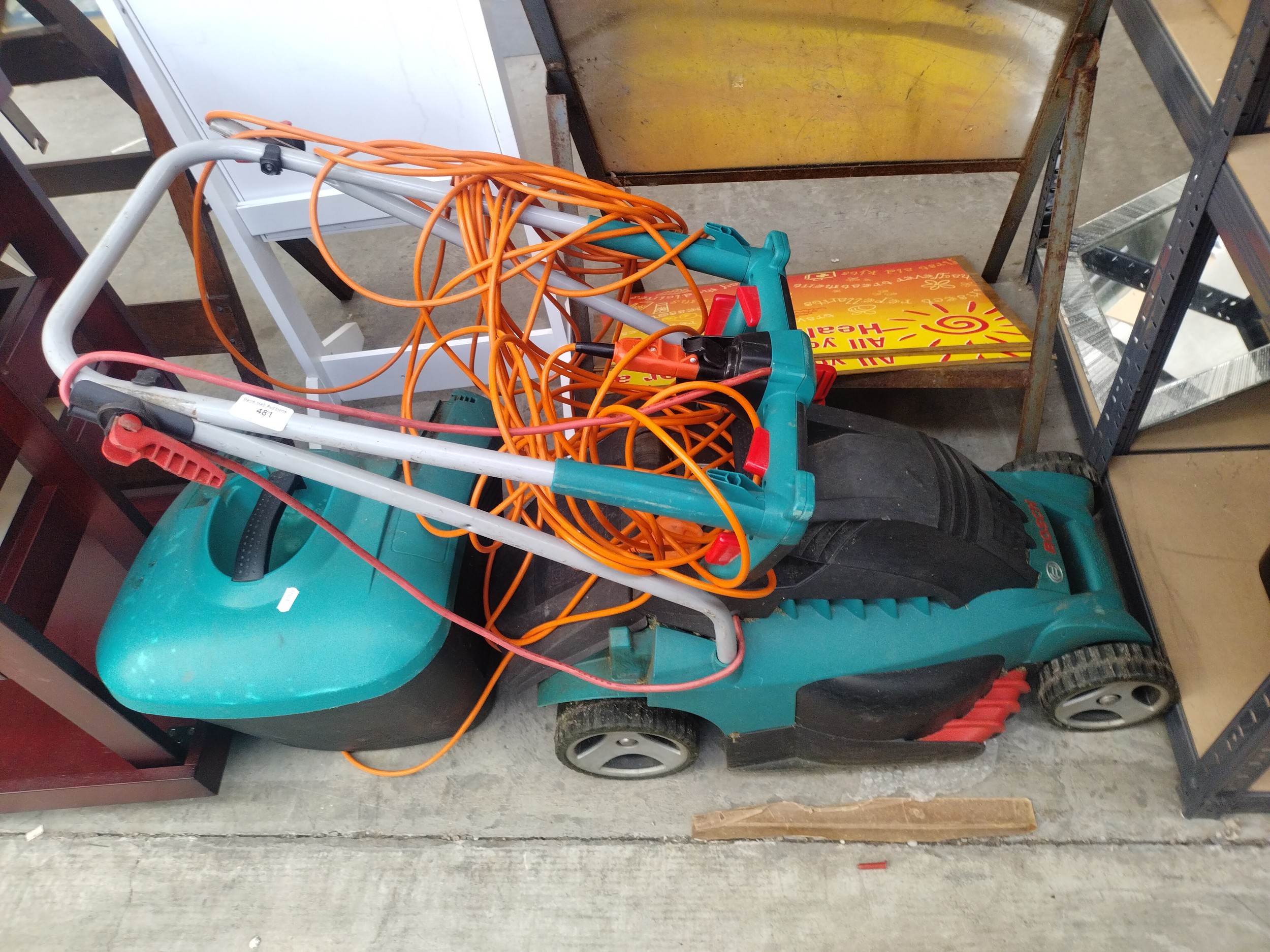 Bosch electric lawnmower