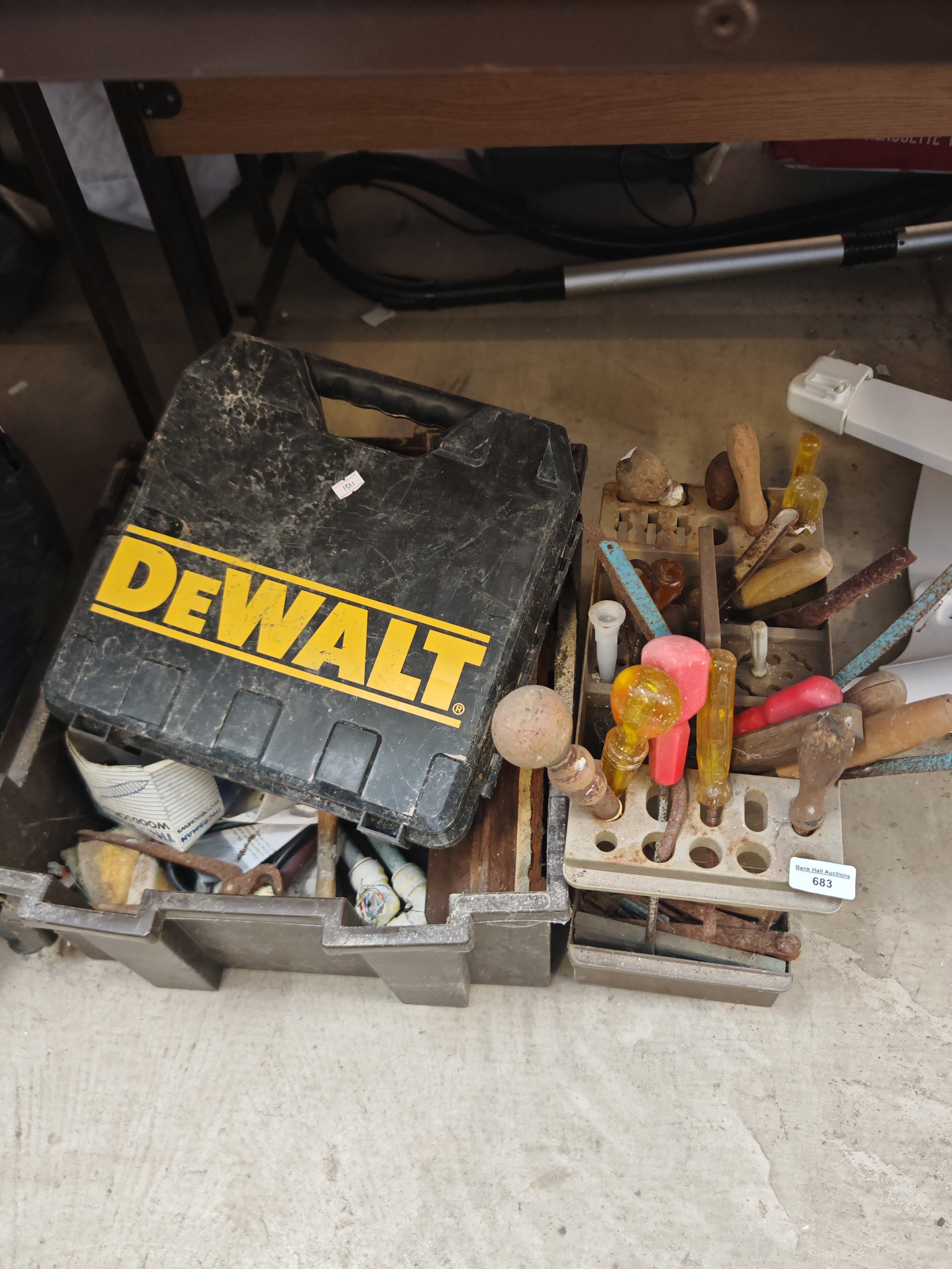 Two boxes of tools