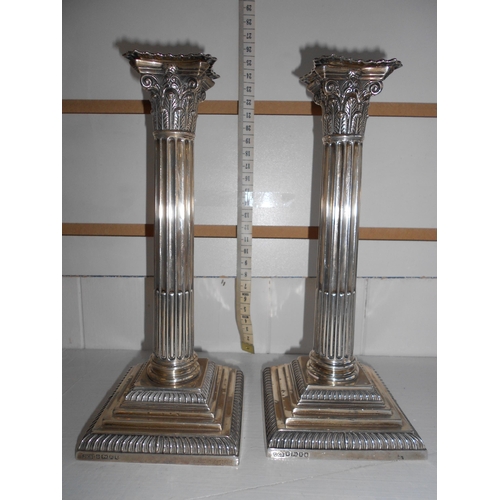 1 - 1854 Sheffield Silver Candle Sticks