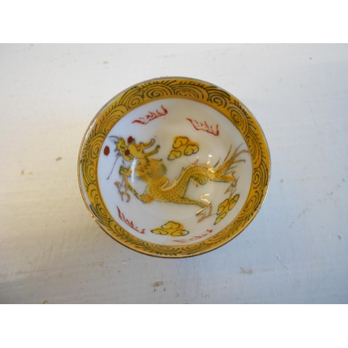 191 - Signed Chinese Dragon Decorated Finger Bowl