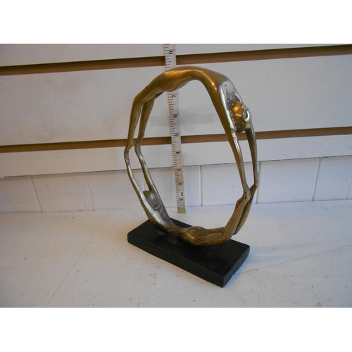 41 - Bronze Abstract Sculpture