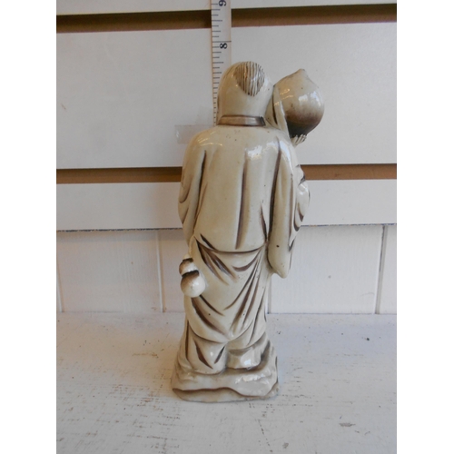 9 - Vintage Chinese Pottery Man