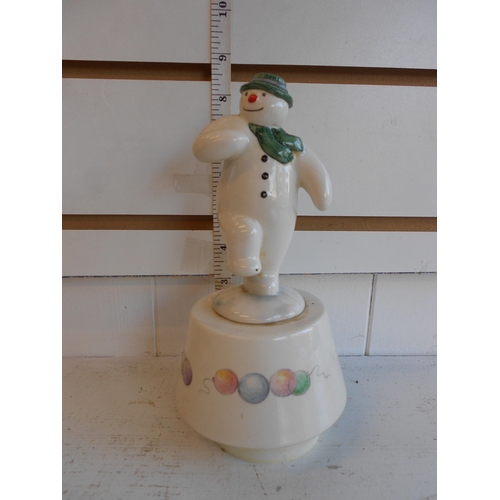 2 - Royal Doulton Musical Snow Man. Gift Collection