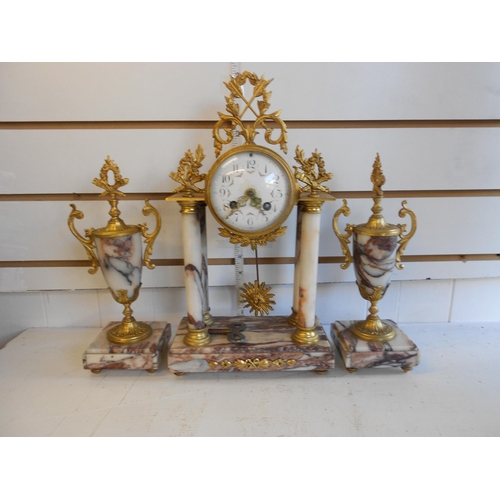 1 - Clock Garniture Set, Collection Only