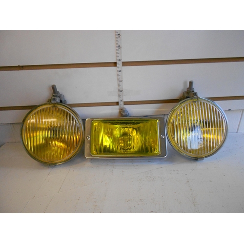 92 - 3 Vintage Car Spot Lights