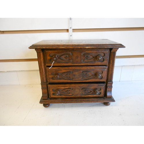 12 - Miniature Oak Chest