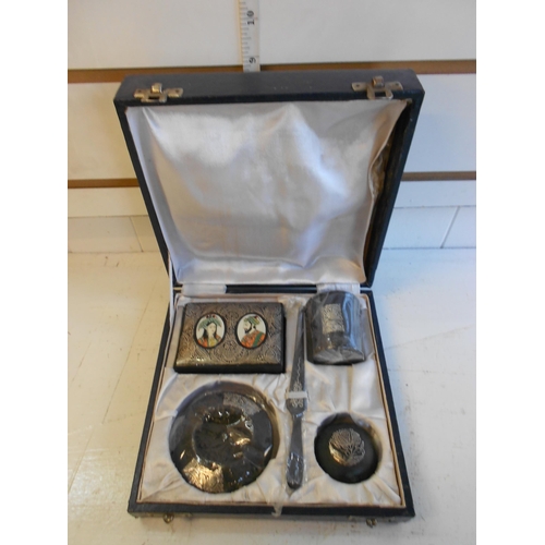 62 - Chinese Pewter Gift Set