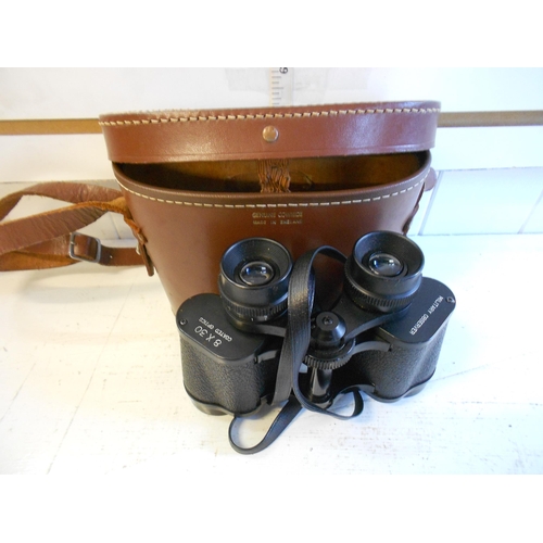 81 - Pair of Military Binoculars in Case