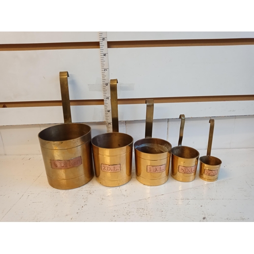 210 - 5 Brass Measures