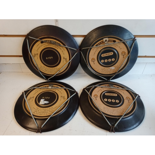 244 - 4 Ltd Edition Denby Plates