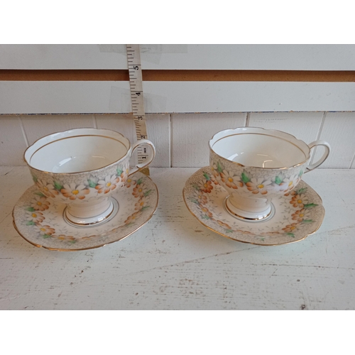 307 - 2 Paragon Tea Cups & Saucers