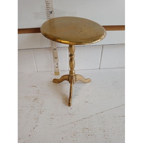 309 - Victorian Miniature Brass Folding Table