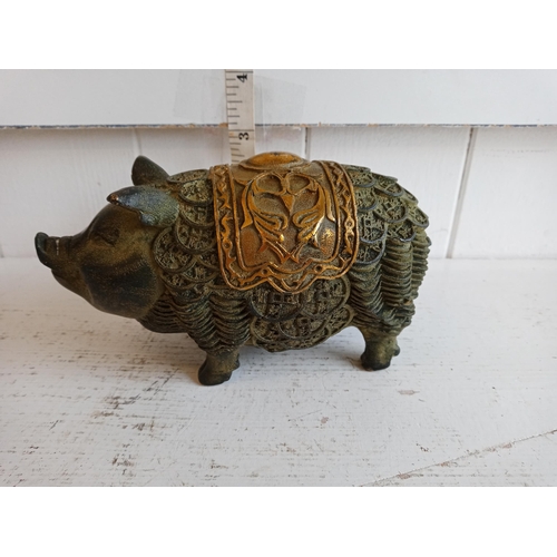 200 - Bronze Lucky Money Pig