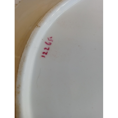 23 - H & Co Pink & White Serving Plate