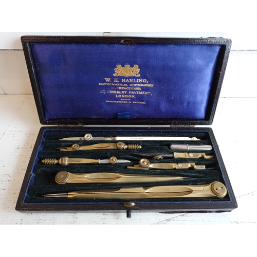 248 - WH Harling Quality Compass Set