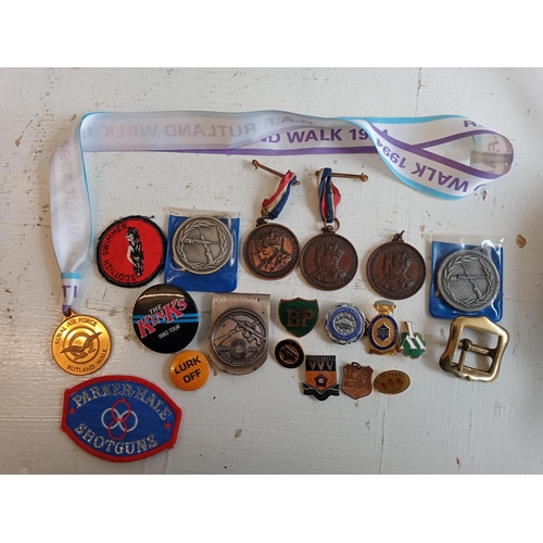 250 - Selection of Assorted INC Badges, Medals & Other