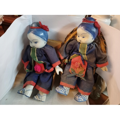 353 - 2 Chinese Pot Dolls