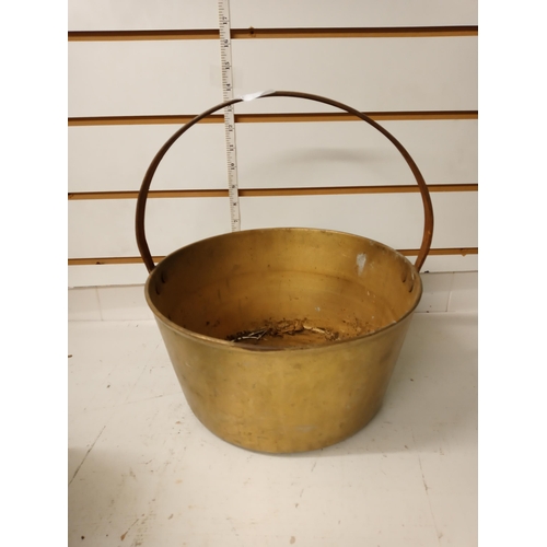 383 - Large Brass Jam Pan