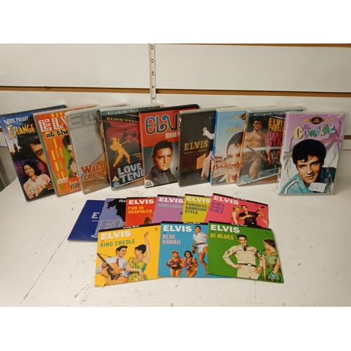 416 - Selection of Unplayed Elvis DVD's