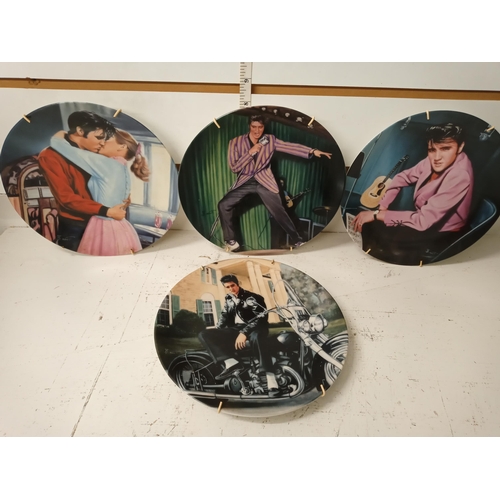 427 - 4 Young & Wild Elvis Plates