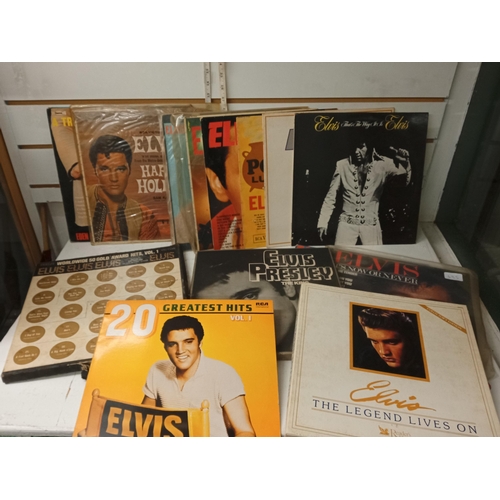 435 - Selection of Elvis LP's