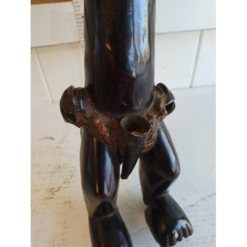 99 - Early Tribal Carving, 37cm tall