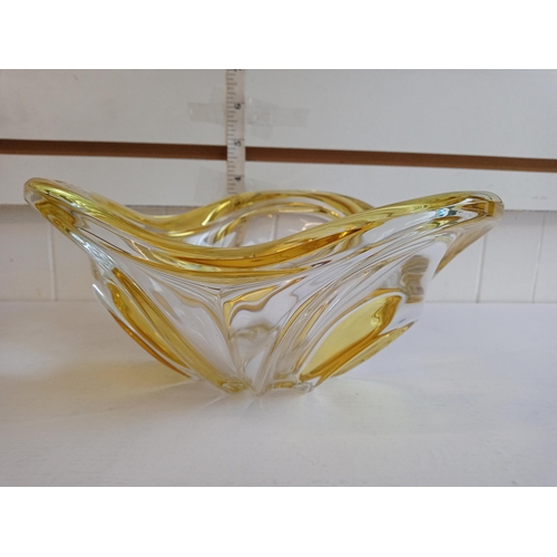 64 - Heavy Art Glass Bowl