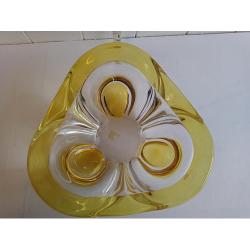 64 - Heavy Art Glass Bowl