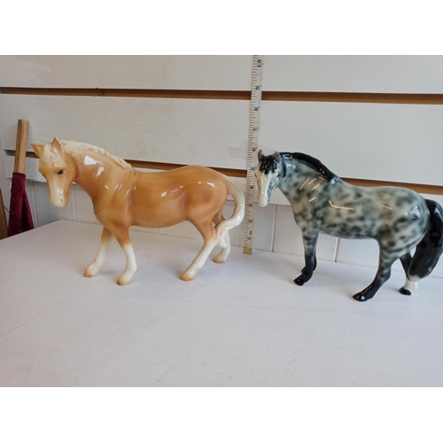 54 - 2 Horse Figurines