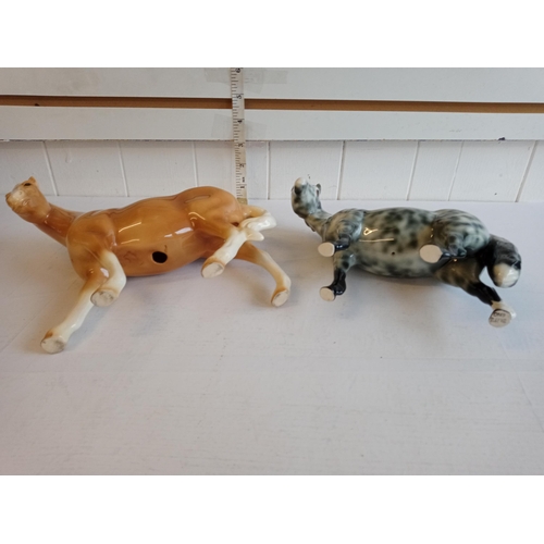 54 - 2 Horse Figurines