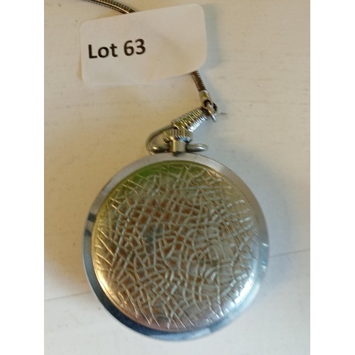 63 - Mhlia Pocket Watch,working