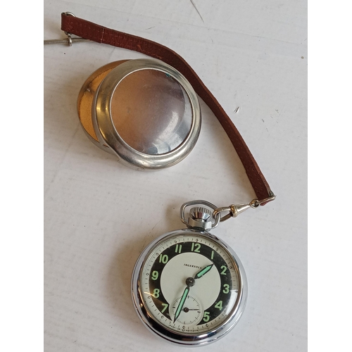 223 - Ingersol mechanical Pocket Watch in Case,working