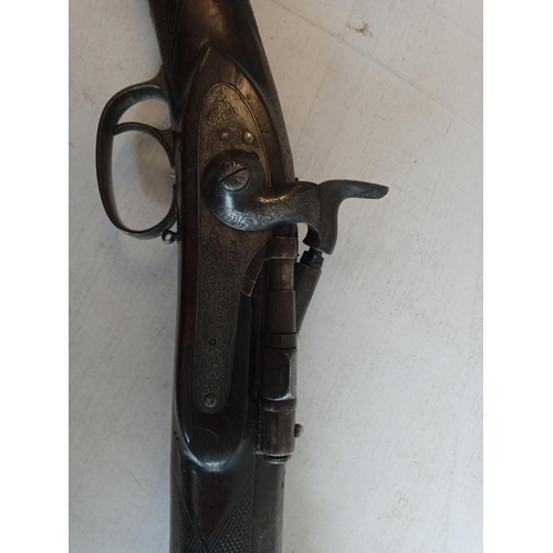 157B - E M Riley & Co London Sniders Patent 1880's Boar War 2 Band Black Powder Rifle. In Lovely Condition ... 