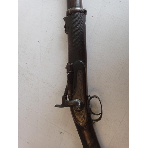 157B - E M Riley & Co London Sniders Patent 1880's Boar War 2 Band Black Powder Rifle. In Lovely Condition ... 