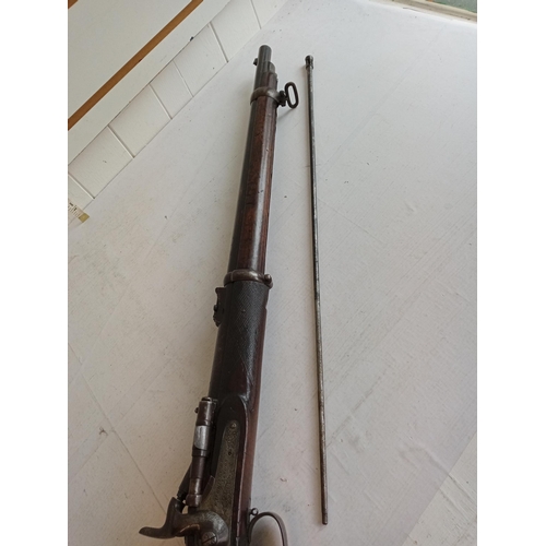 157B - E M Riley & Co London Sniders Patent 1880's Boar War 2 Band Black Powder Rifle. In Lovely Condition ... 