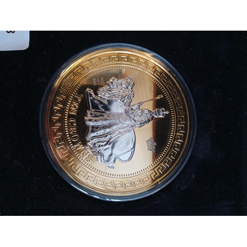 158 - The London Mint Office 2012 Super Crown Size Coin, Ten Crowns in Presentation Case with Certificate ... 