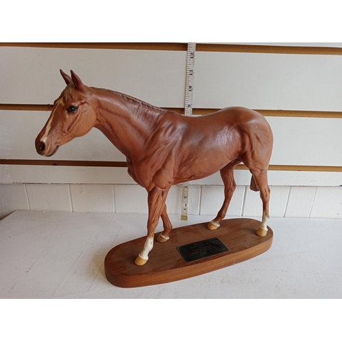 9 - Grundy Beswick Race Horse of The Year 1975 on Plinth