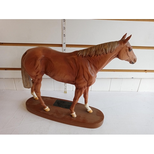 9 - Grundy Beswick Race Horse of The Year 1975 on Plinth