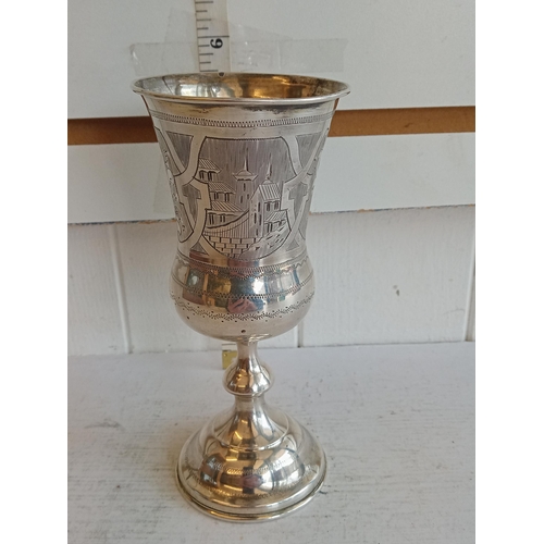 123 - Russian Silver Goblet