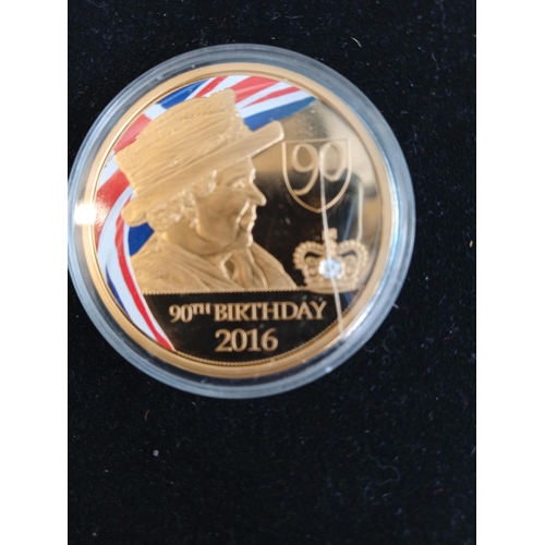 177 - Queen Elizabeth 90th Birthday Commemorative Coin