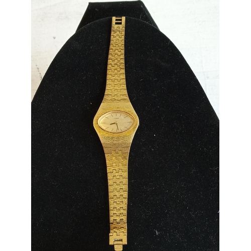 194 - 1970's Ladies Tissot Gold Tone Wrist Watch