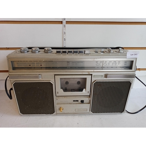 261 - Retro Hitachi Tape Radio Player