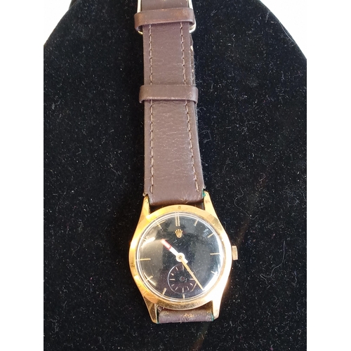 279 - Black Face Mechanical Gents Wrist Watch