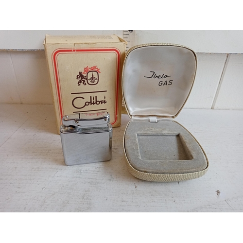 344 - Colibri Lighter in Case and Original Box