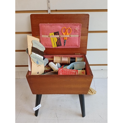 345 - Vintage Sewing Box on Legs