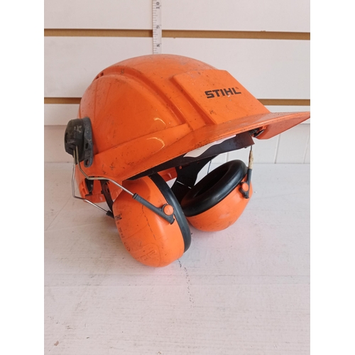 347 - Stihl Hard Hat with Ear Muffs