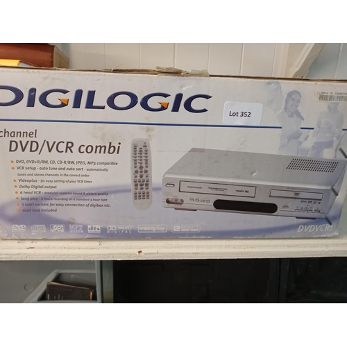 352 - Digilogic DVD/VCR Combi