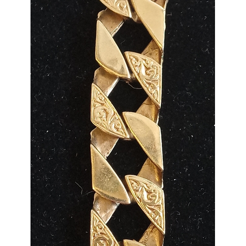 57 - 67 1/2 gram (ct Gold Gents Bracelet