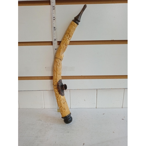 77 - Antique Bone Opium Pipe