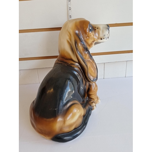 14 - Vintage Ceramic Bassett Hound